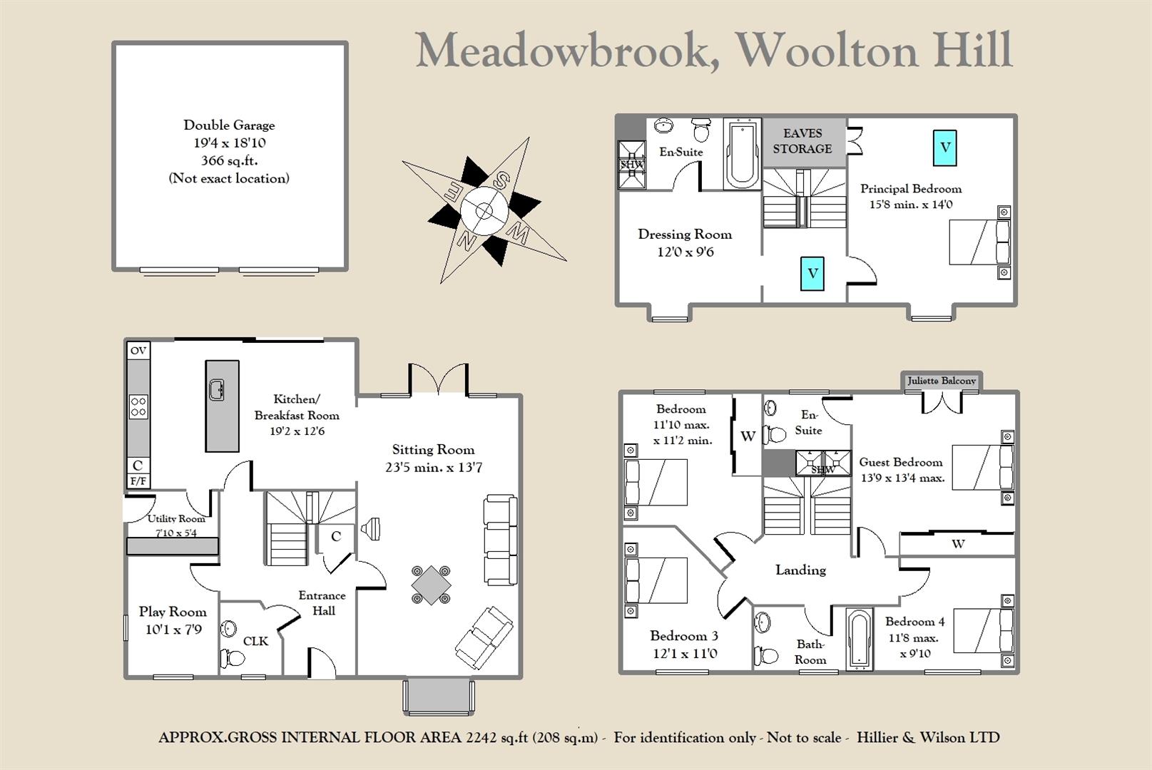 Property details for Meadowbrook, Woolton Hill £775,000 Sold (STC
